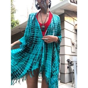 Tie dye kimono